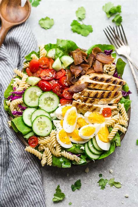 Published september 6, 2018 last updated september 6, 2018 by courtney leave a comment. Chicken Cobb Pasta Salad | An Easy Summer Salad Recipe For ...