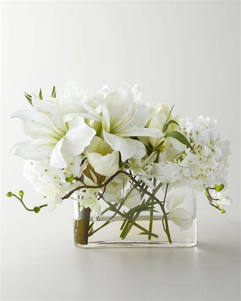 Modern White Flower Arrangement