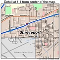 Shreveport Louisiana Street Map 2270000