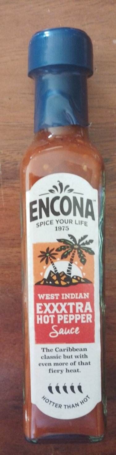 Encona Exxxtra Hot Pepper Sauce 142ml Mikes Imported British Goods
