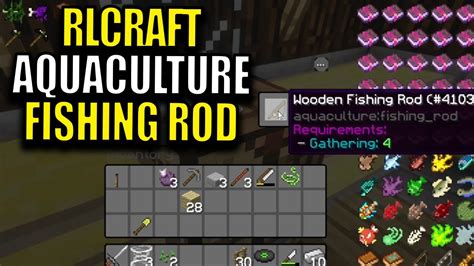 Ep9 Aquaculture Fishing Rod Minecraft RLCraft Modpack YouTube