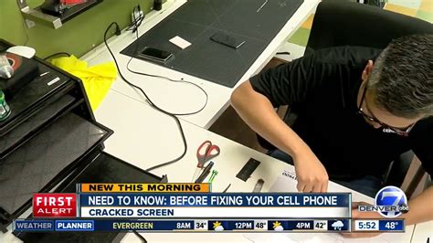 Fixing Your Cracked Cell Phone Screen Youtube