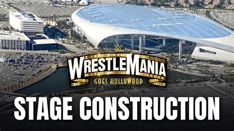 Wrestlemania 39 Stage Construction Leaked Youtube