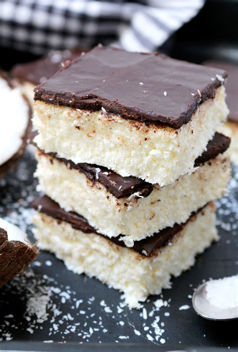 Easy No Bake Coconut Chocolate Bars Sweet Spicy Kitchen