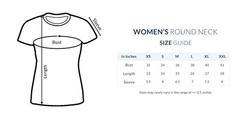 Unisex Full Sleeve T Shirt Size Guide
