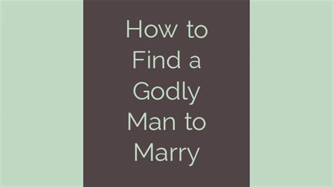 how to find a godly man to marry augustine nyongesa