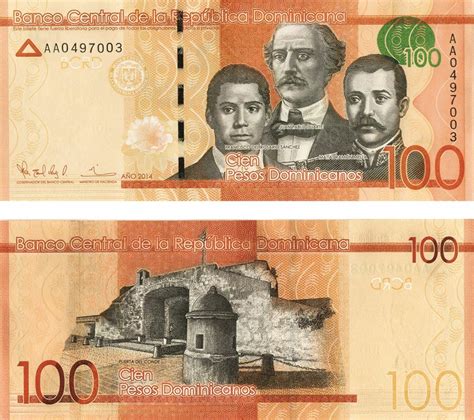 Dominican Republic 100 Pesos Dominicanos 2014 P190 Unc