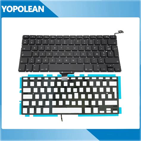 5pcslot New France French Keyboard With Backlight For Macbook Pro 13