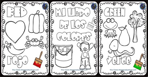 Mi Libro De Los Colores Para Colorear Imagenes Educativas