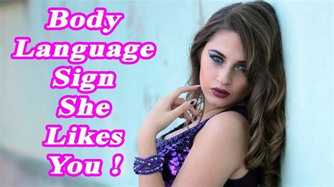 A woman shows others that she is aroused by lightly stroking various parts of her body. 15 Female Body Language Signs She's Attracted To You Because She Likes You - YouTube