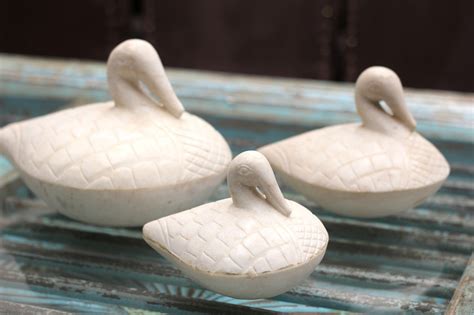 Hand Carved Marble Duck Sohal Living