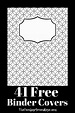 41 free printable binder covers – Artofit