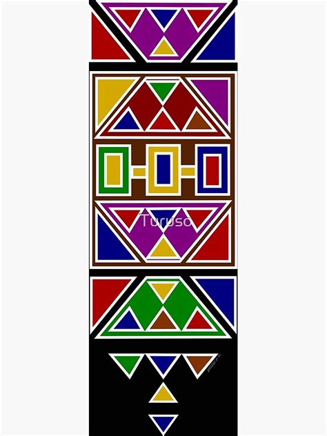 Ndebele Inspiration Art Print For Sale By Turuso Redbubble