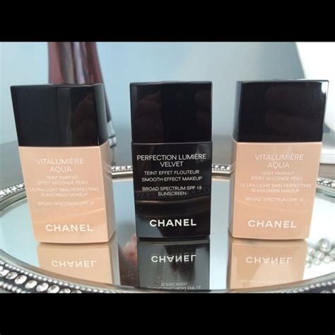 Set Of 3 Chanel Foundations Chanel Foundation Chanel Makeup