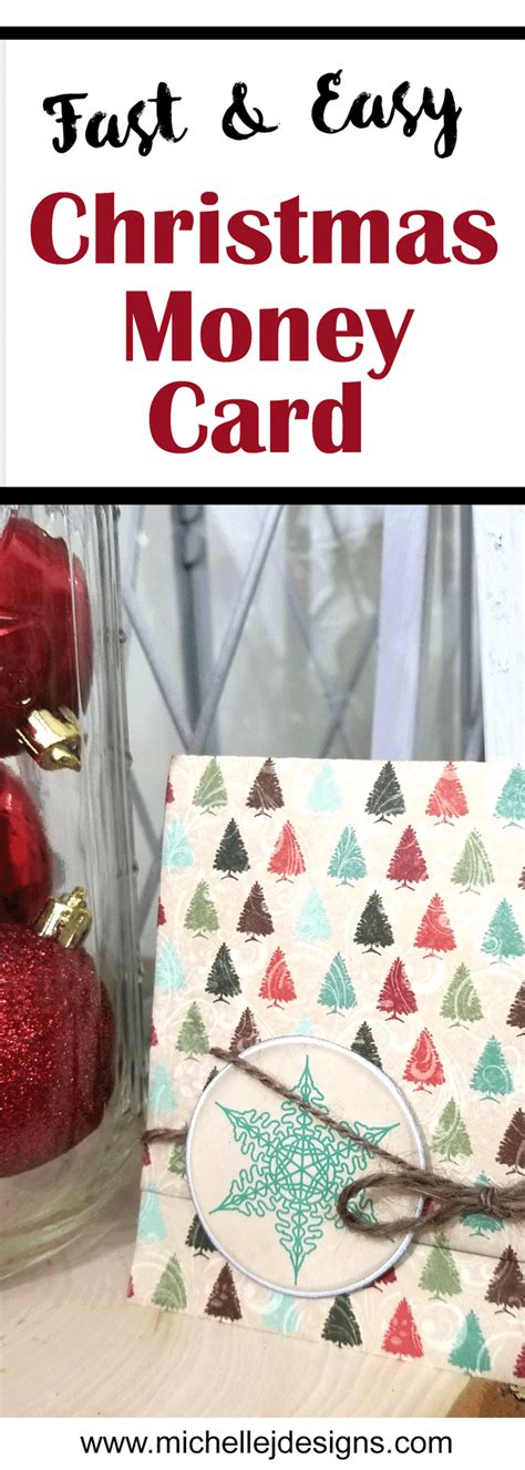 If i wanted to only use part of the balance on the card, the remainder stayed. Easy and Fast Christmas Money Card for Cash or Gift Cards