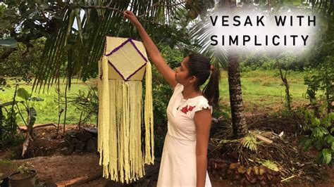 Sri Lankan Village Girl Vesak With Simplicity The Biggest Cultural