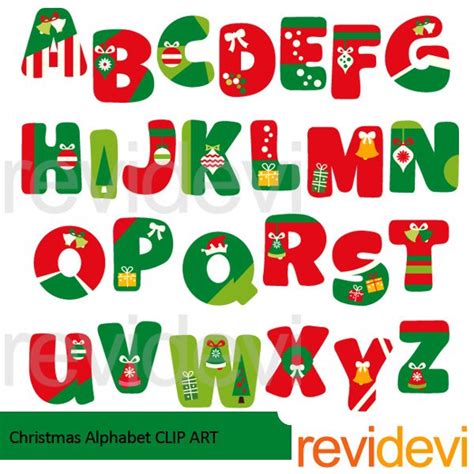 Christmas Alphabet Clipart 69px Image 17