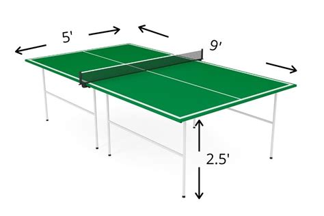 What Are The Dimensions Of A Ping Pong Table Measuring Stuff