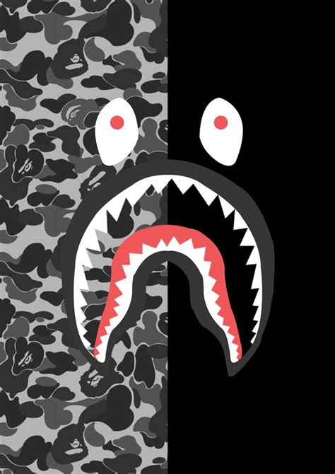 Resultado De Imagen Para Bape Shark Logo Ben Wallpaper Supreme