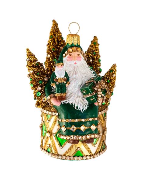 Patricia Breen The Sound Of Christmas Santa Ornament Neiman Marcus