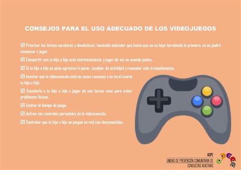 Consejos Para El Uso Adecuado De Los Videojuegos Upcca Aspe My XXX