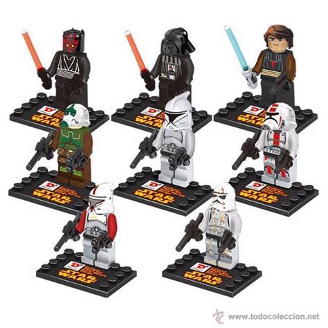 Lote Set De 8 Figuras Para Lego Star Wars El De Vendido En Venta