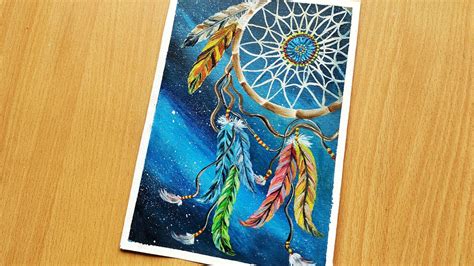 Dream Catcher Painting Oil Painting Crayons Art Youtube