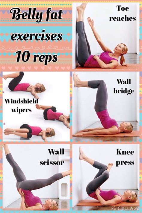 Julianne bodo, ces, pes in weight loss (april 17, 2016). To lose belly fat, do the exercises shown in the pic 10 times each 5 times a week. Google the ...