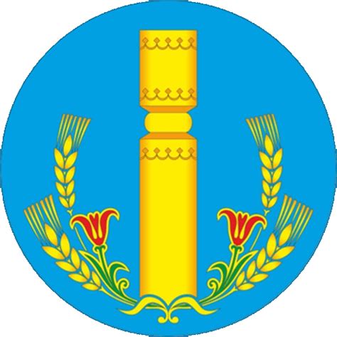 Bolugursky Amga Rayon In Yakutia Coat Of Arms Vector Image