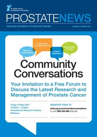 Prostate News ISSUE March By Prostate Cancer Foundation Of Australia Issuu