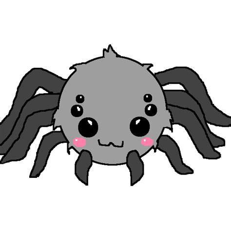 Pixilart Chibi Spider By Purplelion0112