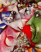 Yo y la aldea (1911) Marc Chagall