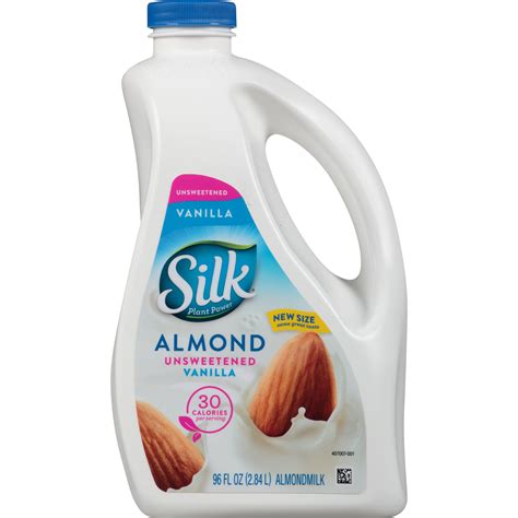 Silk Unsweetened Vanilla Almondmilk 96 Fl Oz Jug