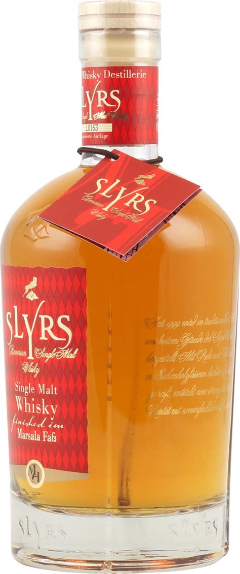 Slyrs Bavarian Single Malt Whisky Marsala Finish