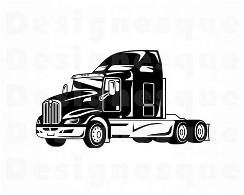 Truck Driver 8 Svg Truck Svg 18 Wheeler Trucker Truck Etsy