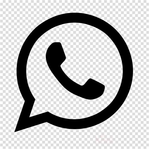 Whatsapp Black Logo Icon Png Transparent Background Free Download