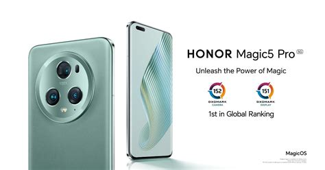 Telefon Honor Magic5 Pro Se Umístil Na První Příčce žebříčku Dxomark