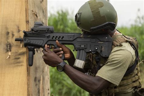 Ivory Coast Special Forces Use Tavor Assault Rifles Israel Defense