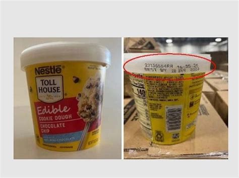 Nestlé Recalls Edible Cookie Dough The Upper Middle