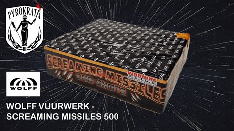 Screaming Missiles 500 Wolff Vuurwerk Youtube