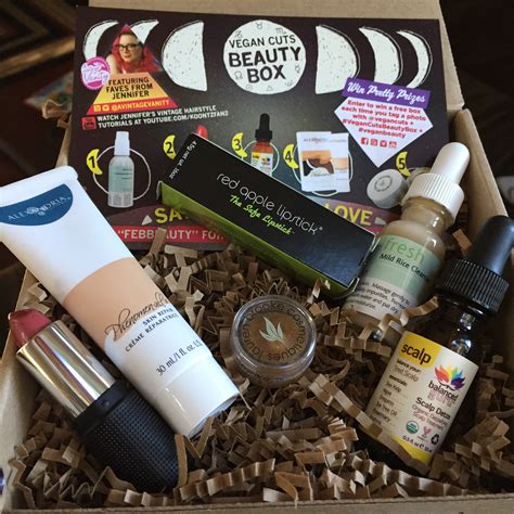 February 2015 Vegan Cuts Beauty Box Review Vegan Beauty Review