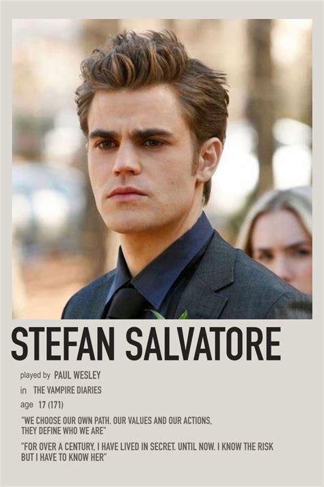 Stefan Salvatore The Vampire Diaries Characters