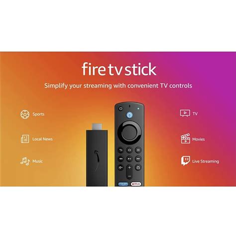 Amazon Fire Tv Stick 3rd Gen Fhd Media Streamer With Alexa Voice Remote 3rd Ebay