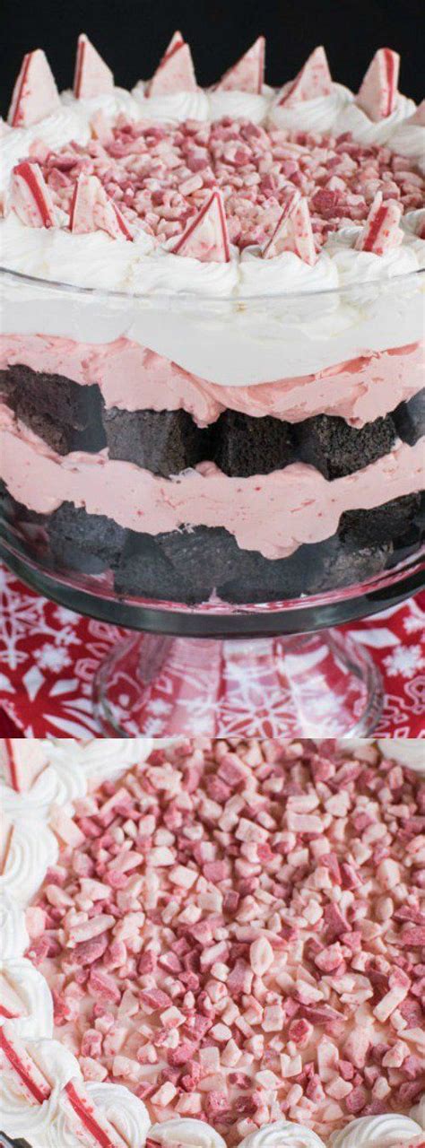 This Peppermint Brownie Trifle From Inside Bru Crew Life Has Delicious Layers Christmas Food