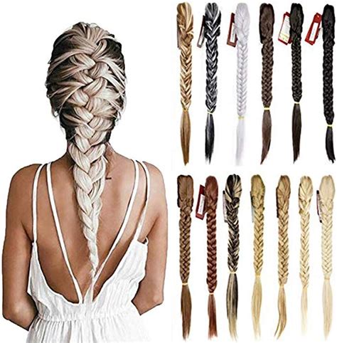 Some loose stands are left loose to add more softness to the smashing. Claw Jaw Braiding Hair Clip in Hair Synthetic Fishtail ...