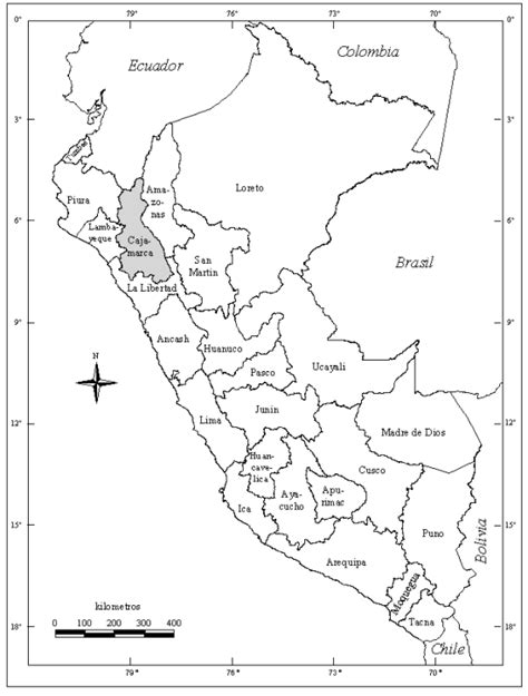 Mapa Del Perú Con Nombres Regiones Y Departamentos 【para Descargar E