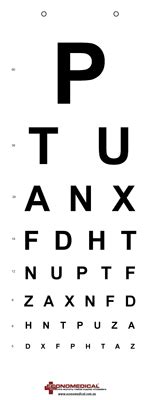 It helps your doctor diagnose and treat tumors, cataracts, or bleeding in your eye. 3 Metre Eye Chart Snellen - Generic