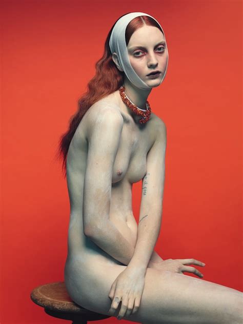 Codie Young In Some Weird Nude Photoshoot Of The Day