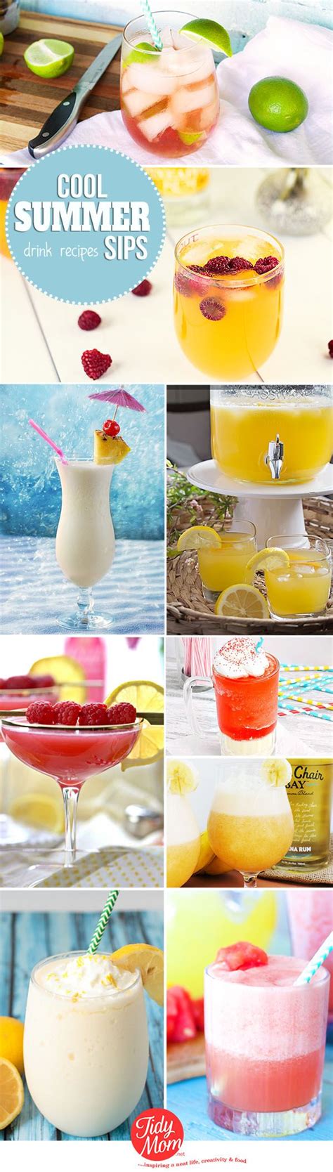 Cool Summer Sips Tidymom Fruity Drink Recipes Fruity Drinks Summer Drinks