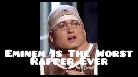 i am not an eminem fan and i never will be this is why
